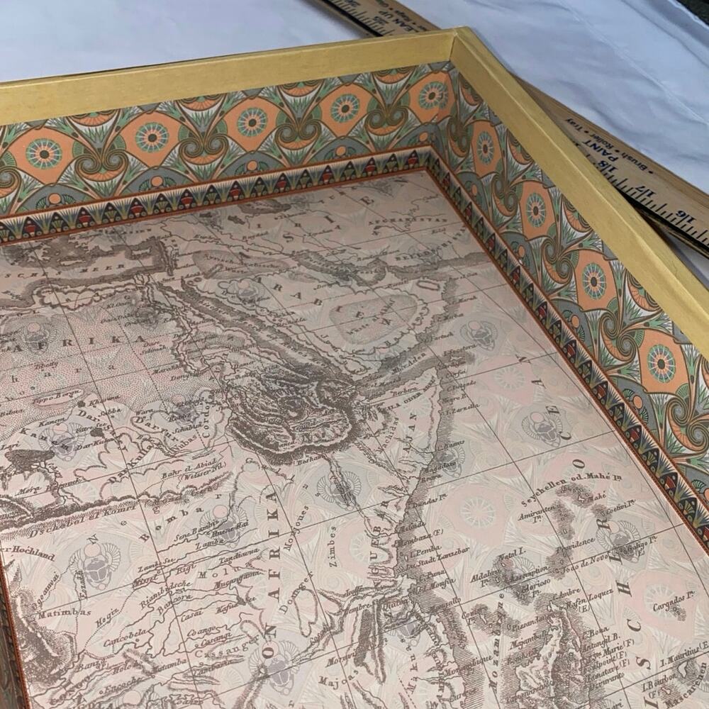 Punch Studio Large Egypt Faux Book Decorative Box Storage Keepsake 11"x13.5" - Picture 4 of 10